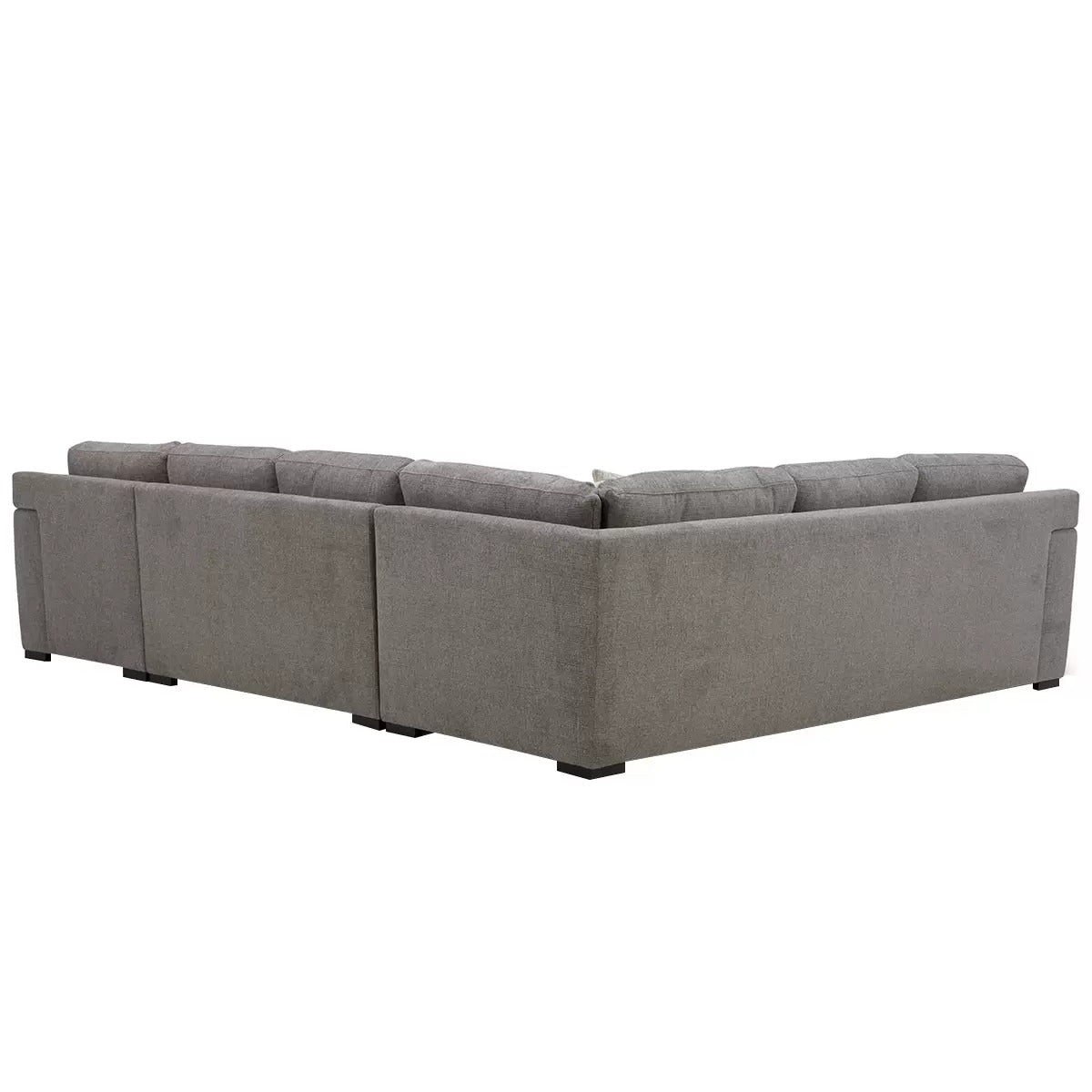 Gilman Creek Fabric Sectional With Ottoman And 6 Pillows 4 Piece