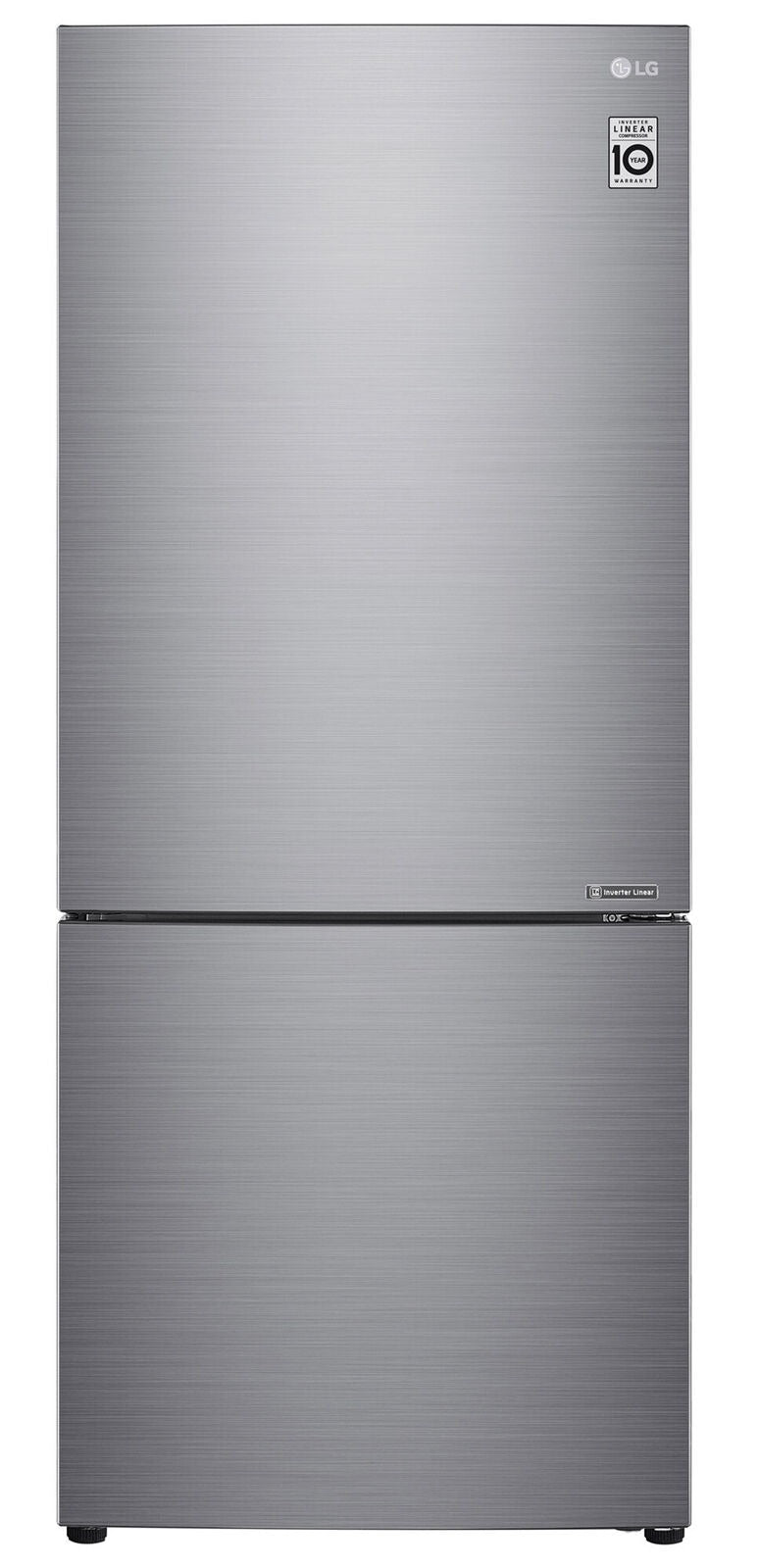 LG 420L Bottom Mount Fridge Stainless Steel GB-455PL