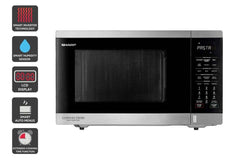 Sharp 32L Microwave with Convection & Smart Inverter (R890EST), Microwaves