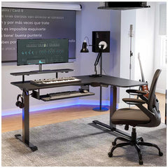 Eureka Ergonomic L Shaped Electric Standing Desk Right Side