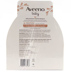 Aveeno Baby Daily Moisture Wash & Shampoo 2 x 532ml. 1 x 236ml