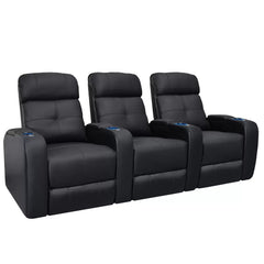 Valencia Verona Home Theater Premium Italian Nappa Leather 3 Seater