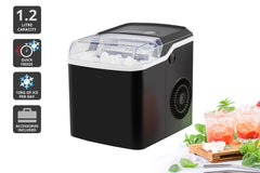 Kogan 12kg Ice Cube Maker with Self-Cleaning (Black), Ice Makers, Appliances