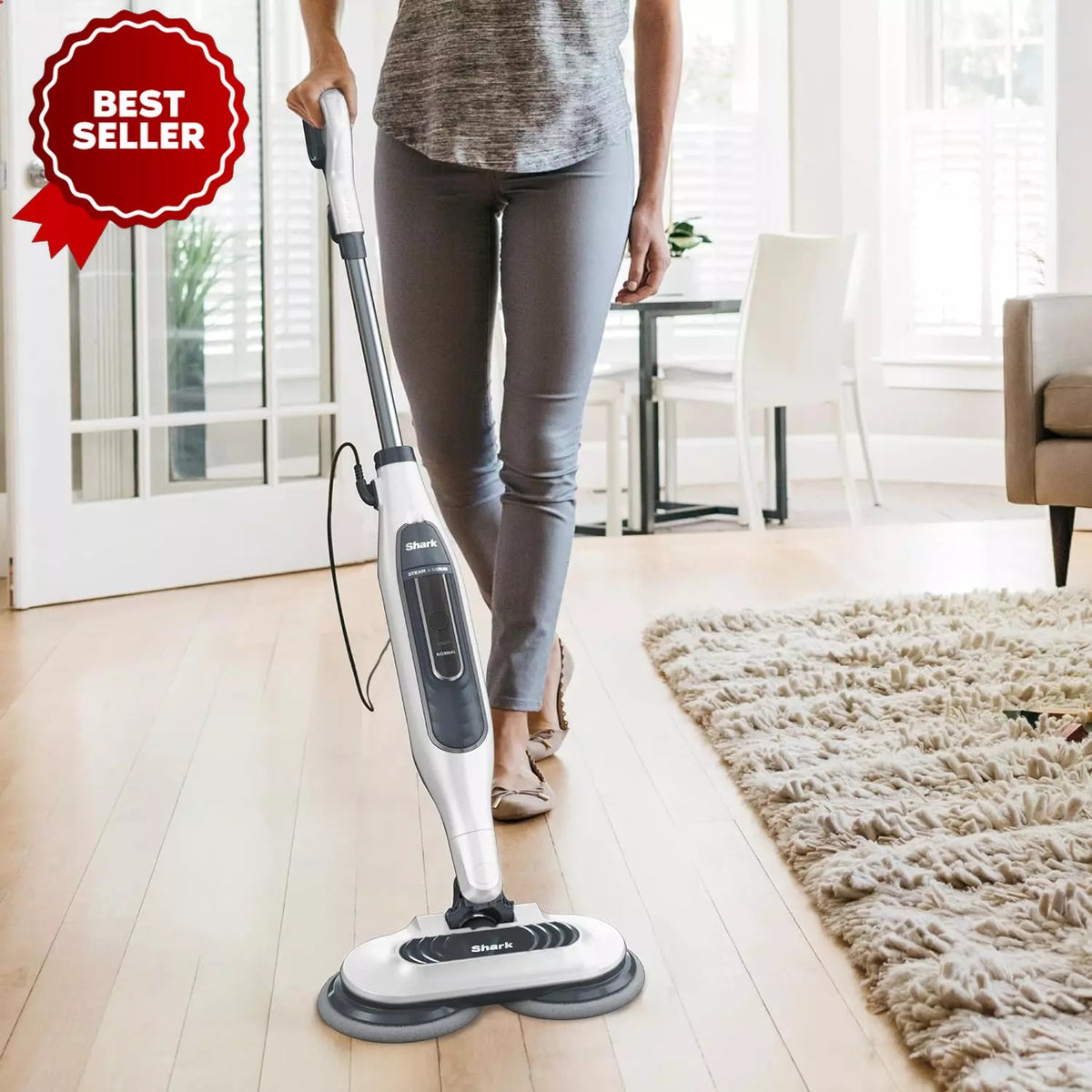 Steam & Scrub Mop, S7001ANZ, White