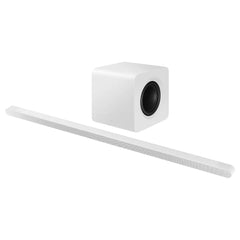 Samsung S801D S-Series 3.1.2 Channel Ultra Slim Soundbar With Wireless Subwoofer White HW-S801D