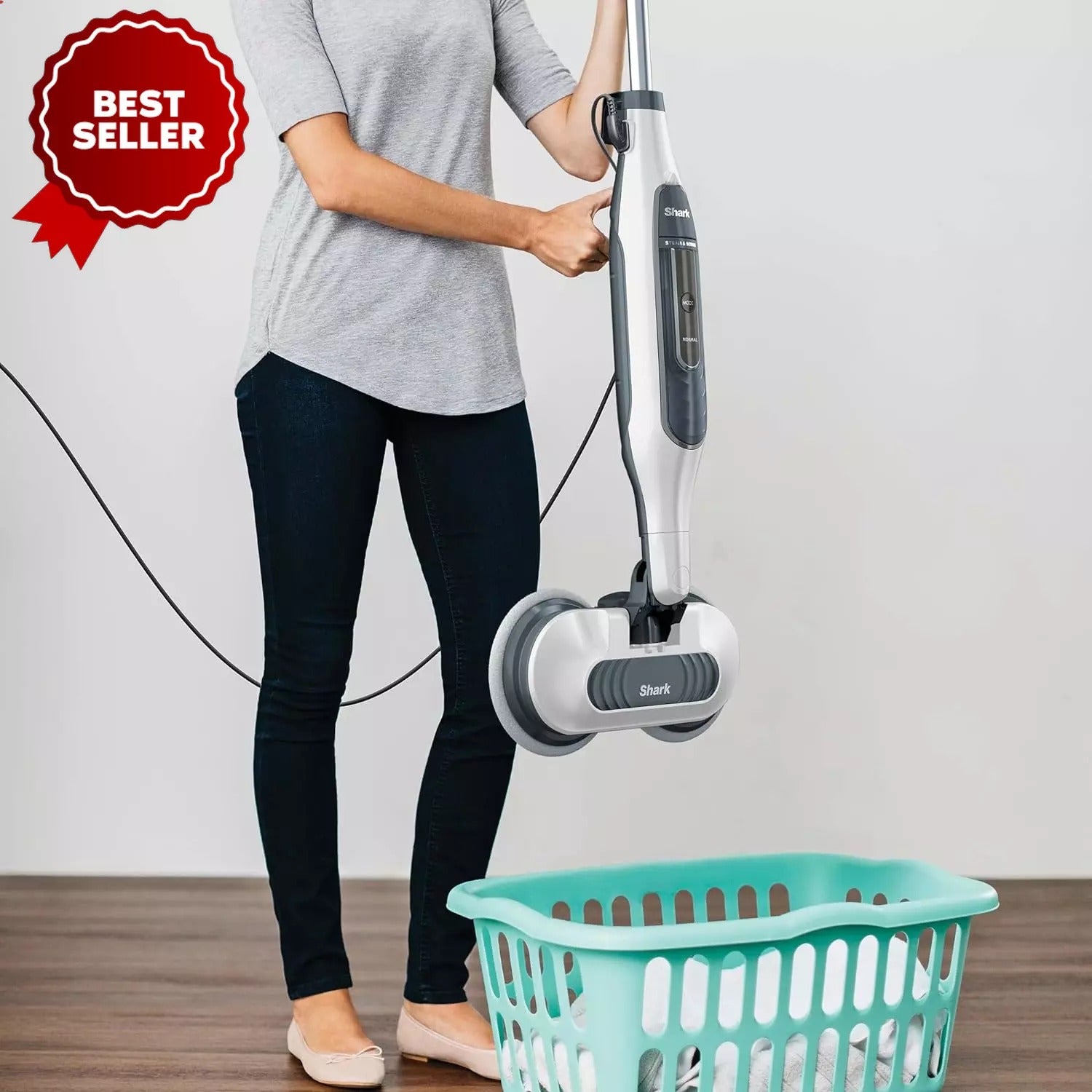 Steam & Scrub Mop, S7001ANZ, White