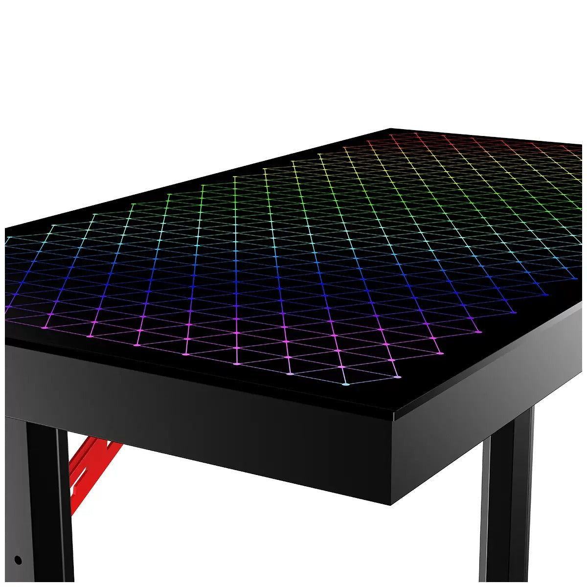 Eureka Ergonomic Explorer Edition Tempered Glass Gaming Desk GTG-I43