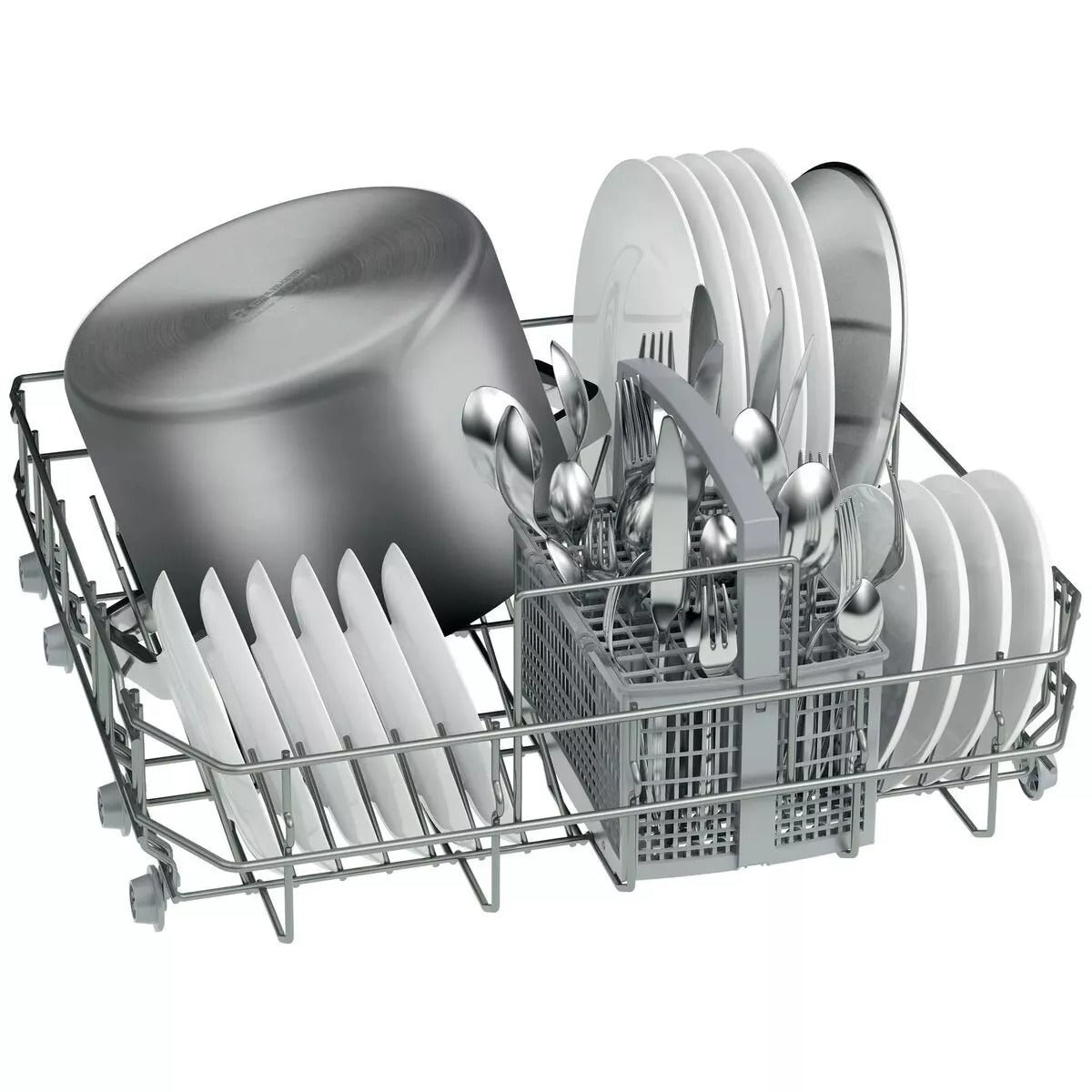 Bosch 60cm Series 2 Freestanding Silver Dishwasher SMS24AI01A