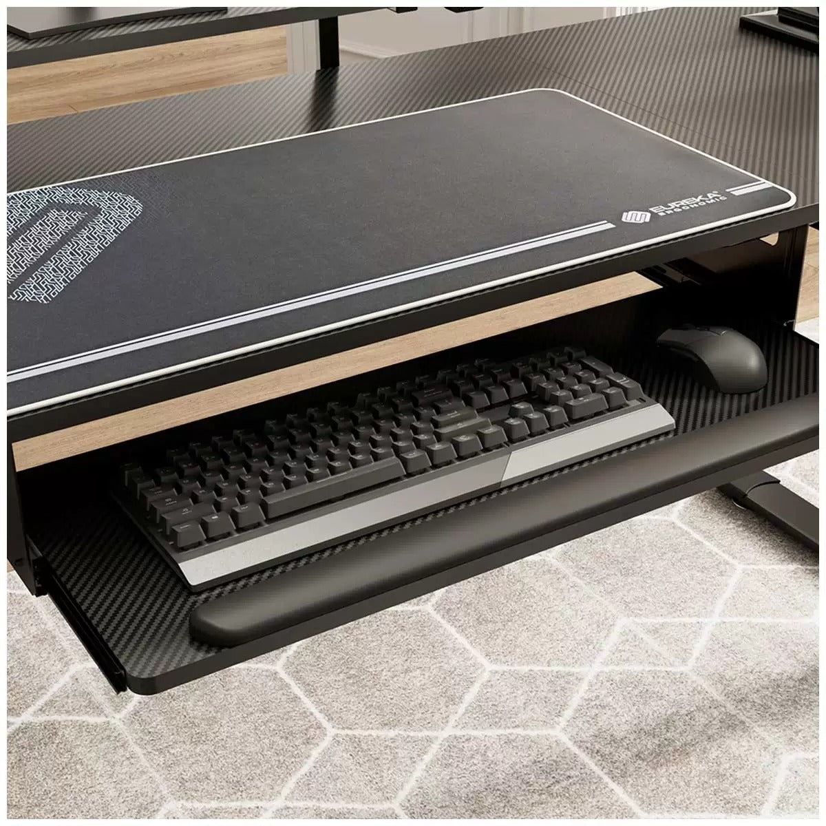 Eureka Ergonomic L Shaped Electric Standing Desk Right Side