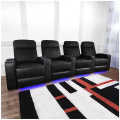 Valencia Piacenza Home Theater Seating Row Of 4 Seats