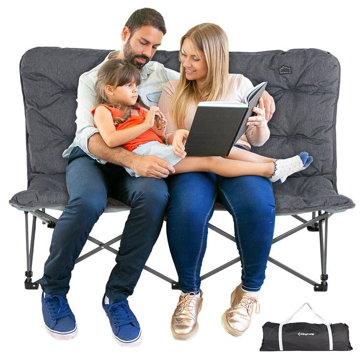 KingCamp Oversized Padded Double Camping Chair