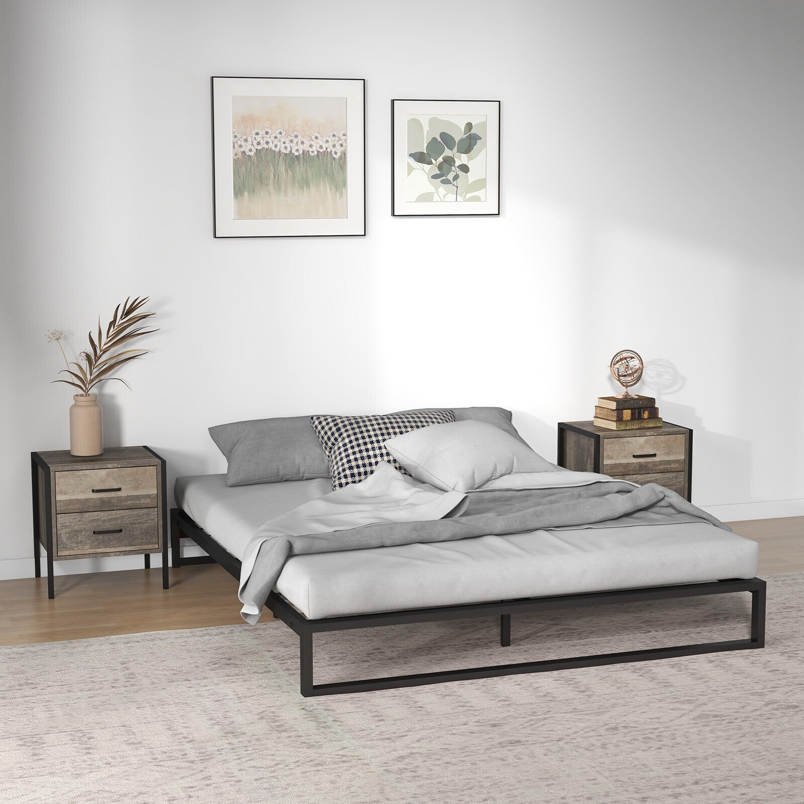 Florence Metal bed base - Single