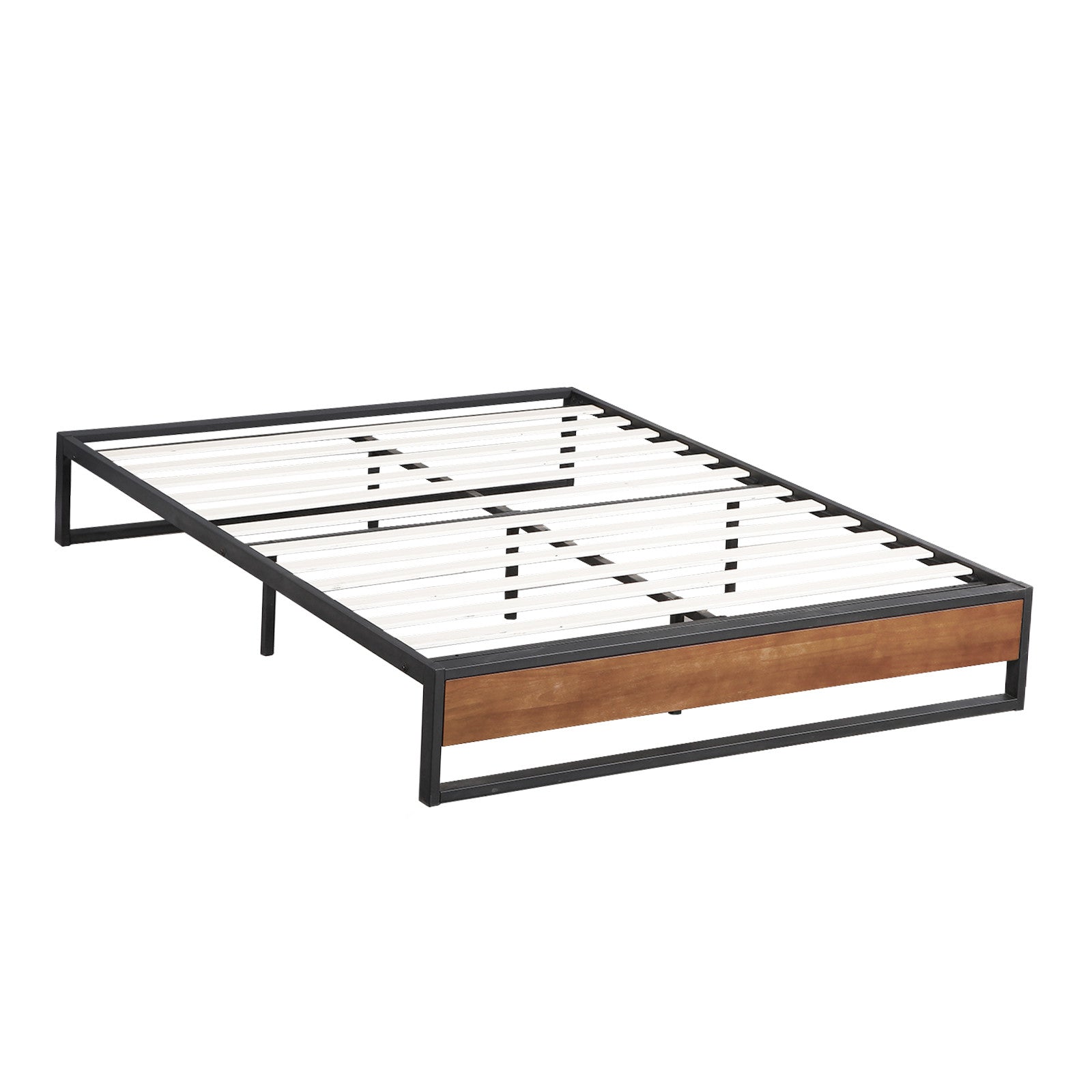 Sorrento Metal and Wood bed base - King Single