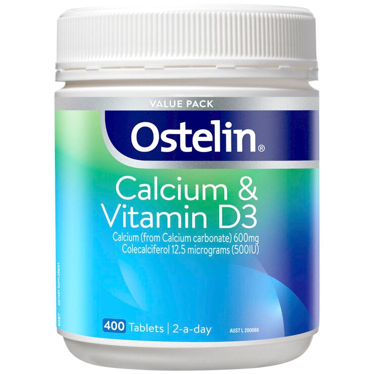 Ostelin Calcium And Vitamin D3 400 Tablets