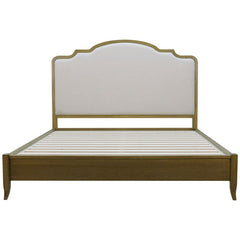 Moran Riviera King Bed Cream Fabric