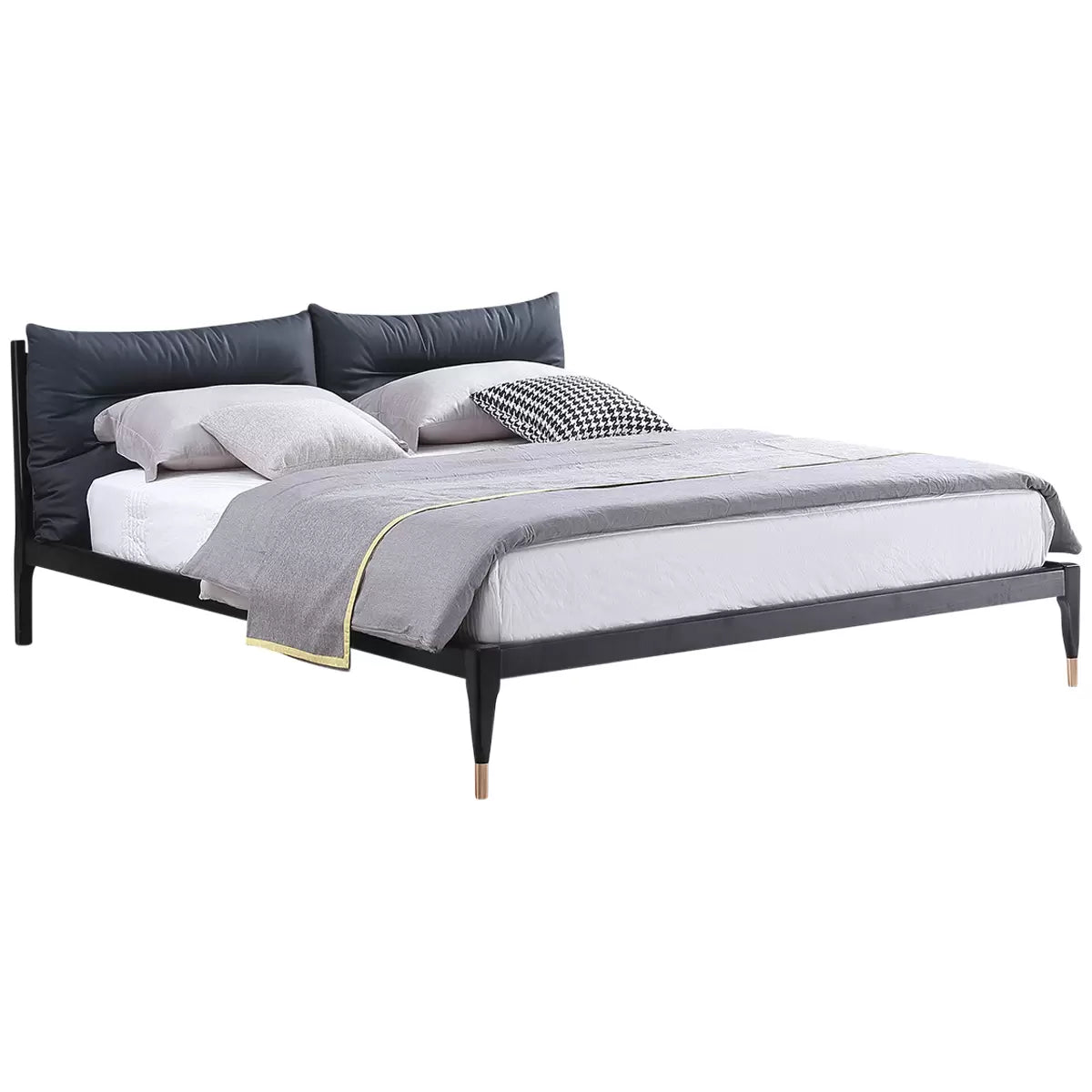 Moran Hagen King Bed with Encasement and Slats