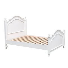 Moran Cassis Double Bed With Encasement And Slats White