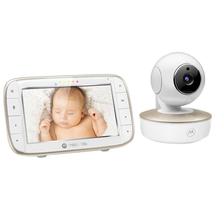 Motorola VM855 Connect 5 Inch Portable Wi-Fi Video Audio Baby Monitor