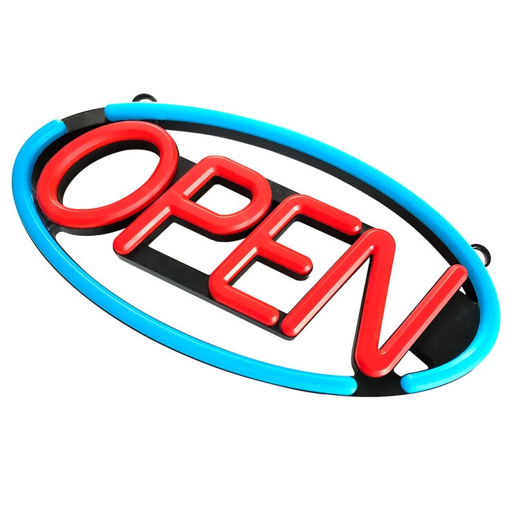 Chosen LED Oval Open Sign Board