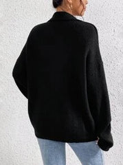 Essnce Solid Drop Shoulder Sweater