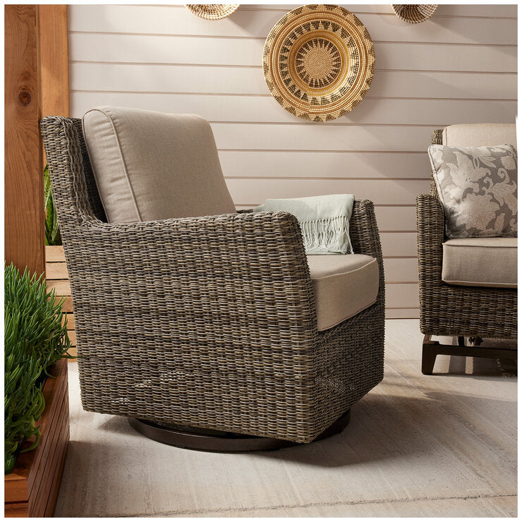 Agio Prairieview Woven Fire Chat 4 Piece Set