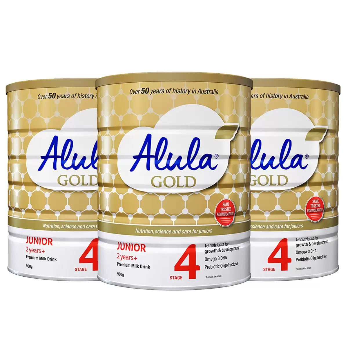 Alula Gold Stage 4 Infant Formula 3 x 900g