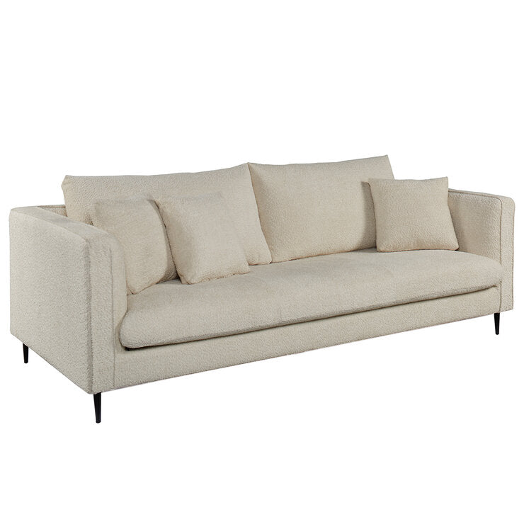 Moran Elkhorn 3.0 Seater Ellis Latté Fabric