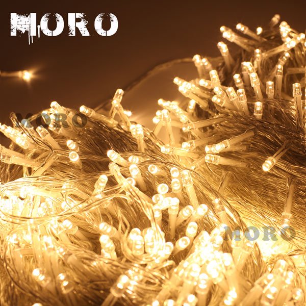 Warm White 500LED 100M Waterproof Christmas Fairy String Lights Wedding Garden