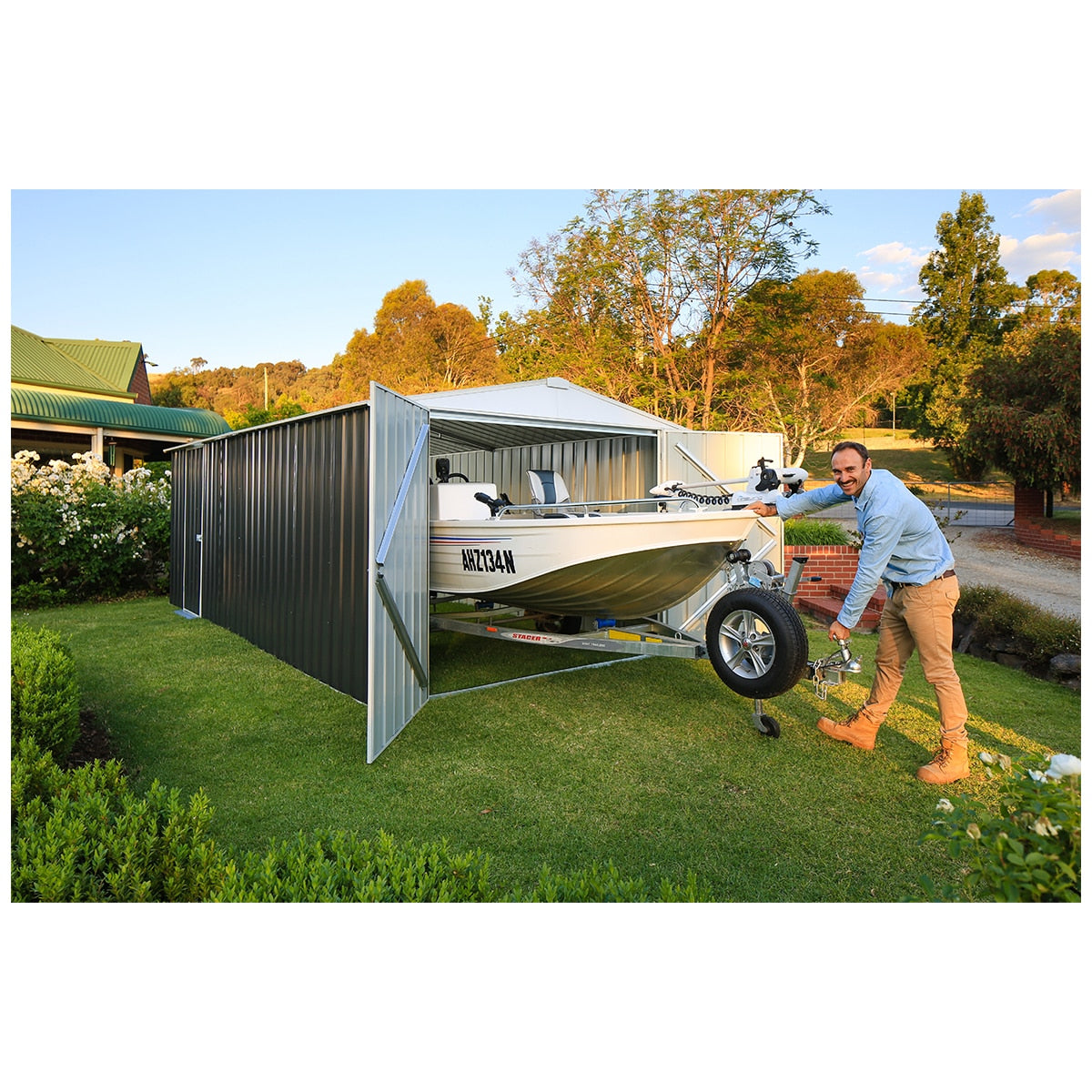EasyShed Garage 4.5 x 3M