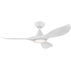 EGLO Noosa DC Fan 18W Tri-Colour Led Light White 116cm 204801