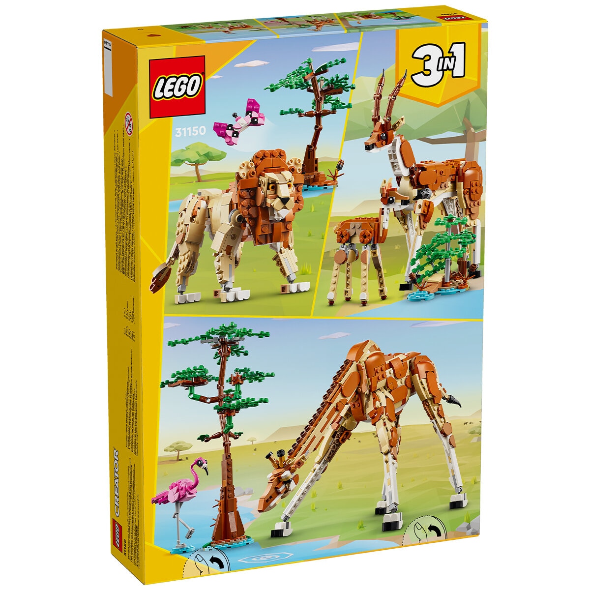 LEGO CREATOR Wild Safari Animals 31150