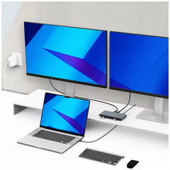 mBeat 15 In 1 Triple Display USB-C Dock Space Grey MB-UCD-X15