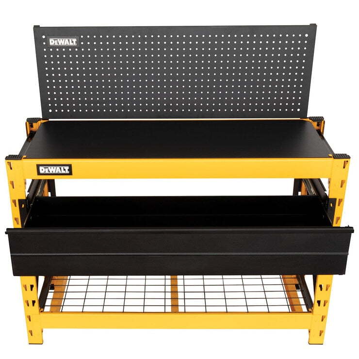 DeWALT 2 Shelf Industrial Storage Rack Work Station