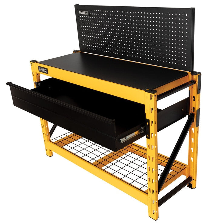 DeWALT 2 Shelf Industrial Storage Rack Work Station