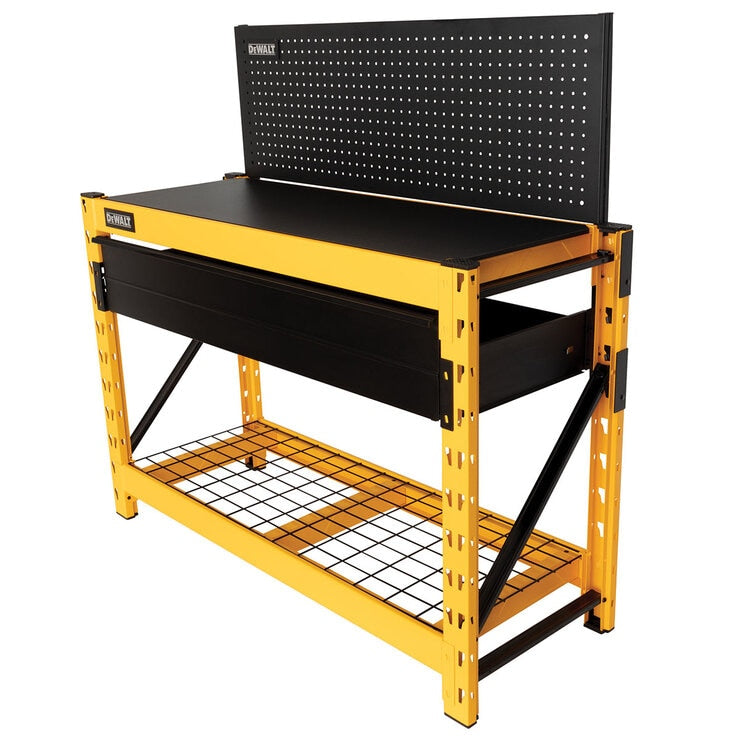 DeWALT 2 Shelf Industrial Storage Rack Work Station