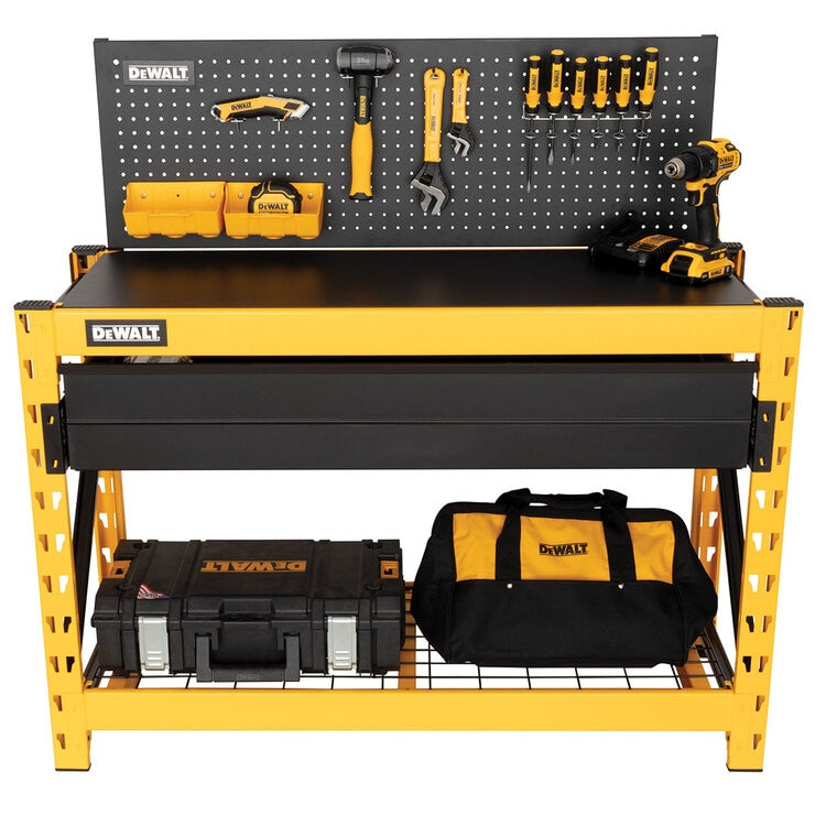 DeWALT 2 Shelf Industrial Storage Rack Work Station