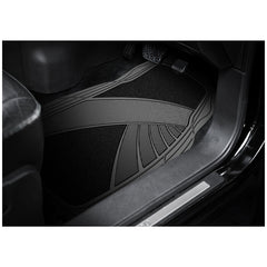 Armor All Carpet Rubber Car Mat Black 4 Piece