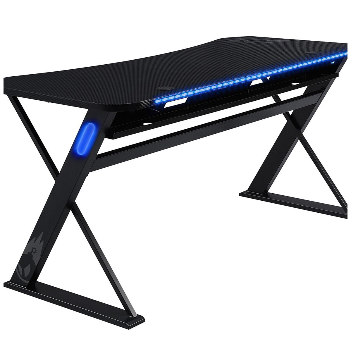 Bayside Furnishings Radius 151.4 cm DPS Gaming Desk CSC60GD-1