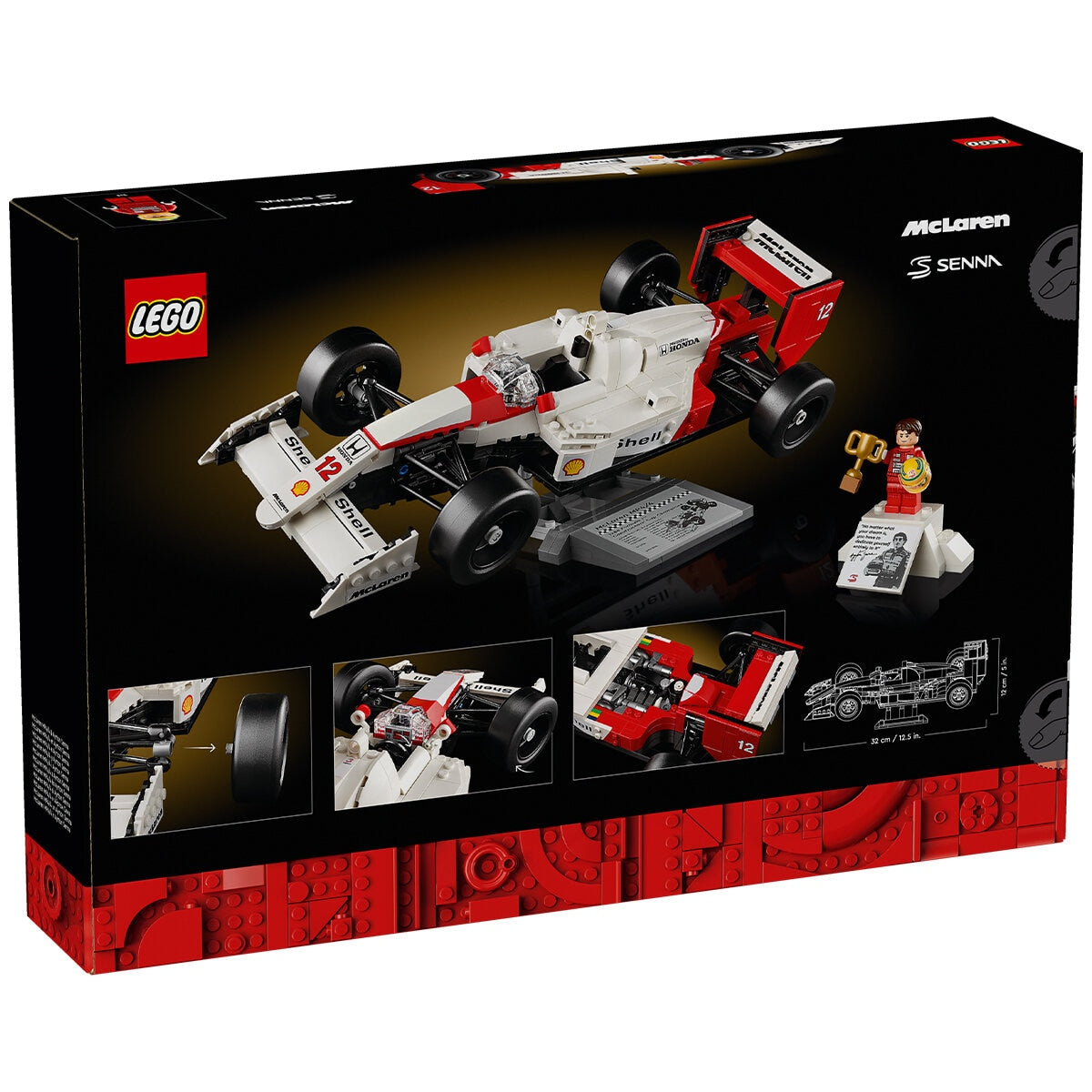 LEGO Icons McLaren MP4/4 And Ayrton Senna 10330