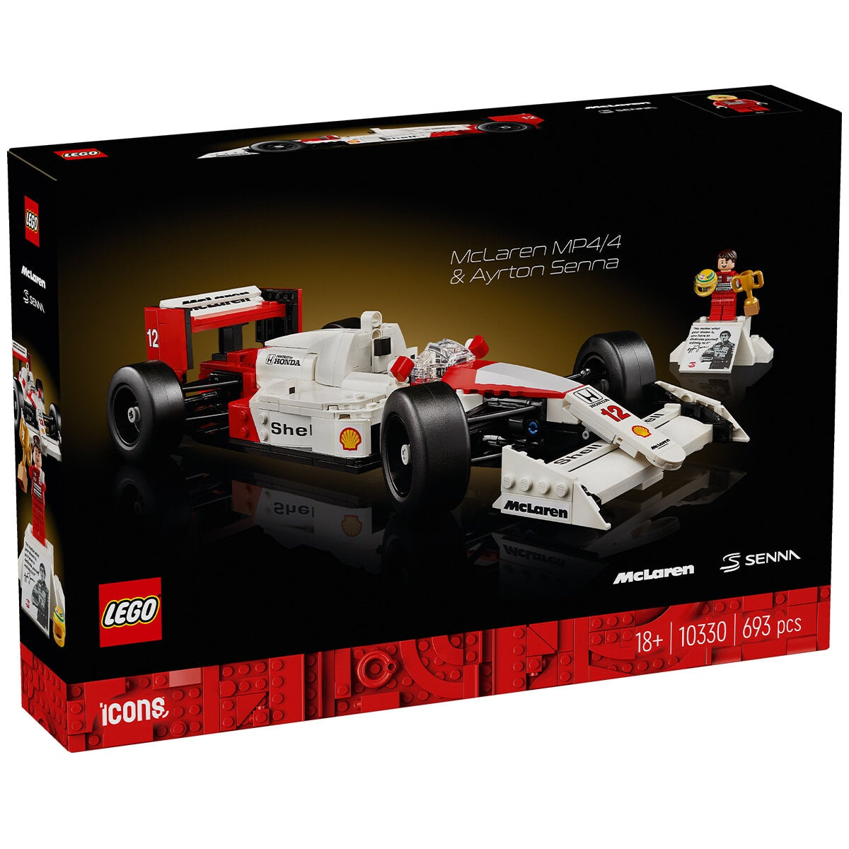 LEGO Icons McLaren MP4/4 And Ayrton Senna 10330