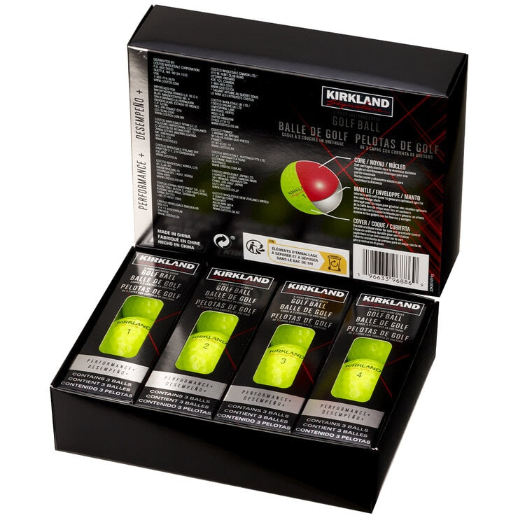 Kirkland Signature Performance+ Yellow Golf Ball 24 Pack