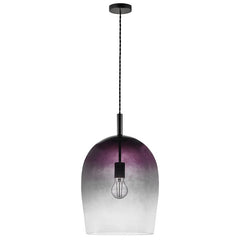 Nordlux Uma 30 Pendant Light Smoke Glass Metal IP20 E27