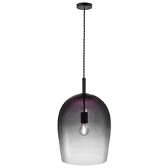 Nordlux Uma 30 Pendant Light Smoke Glass Metal IP20 E27