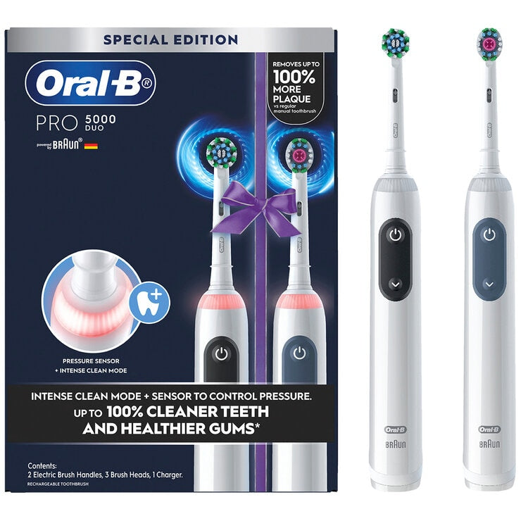 Oral-B PRO 5000 Electric Toothbrush Duo Pack