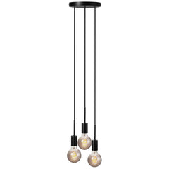 Nordlux Paco 3 Pendant Light Black