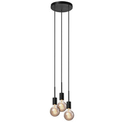 Nordlux Paco 3 Pendant Light Black