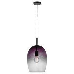 Nordlux Uma 23 Pendant Light Smoke Glass Metal IP20 E27