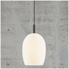 Nordlux Uma 23 Pendant Light Glass Metal Opal White IP20 E27