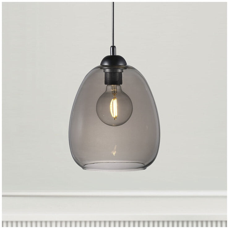 Nordlux Dillon Pendant Light Smoked Glass