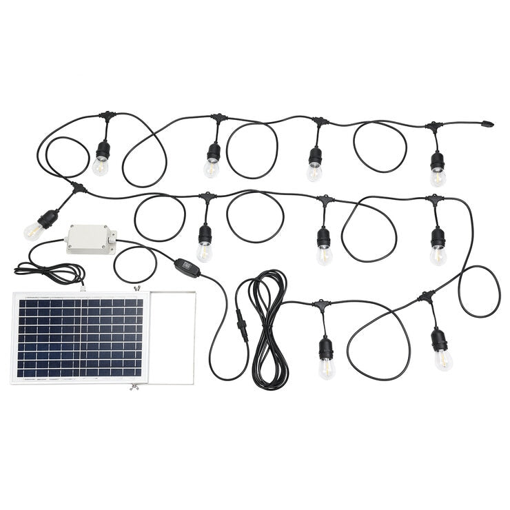 EGLO Festoon Solar Kit 10 Light 12V E27 Multi-Colour